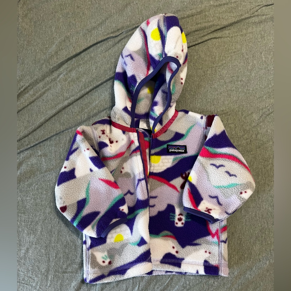 Baby Patagonia fleece jacket 3-6 months